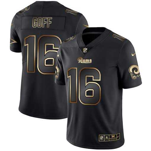 Nike Rams 16 Jared Goff Black Gold Vapor Untouchable Limited Jersey Dyin,We sell and wholesale Nike Rams 16 Jared Goff Black Gold Vapor Untouchable Limited Jersey Dyin on line form chian!